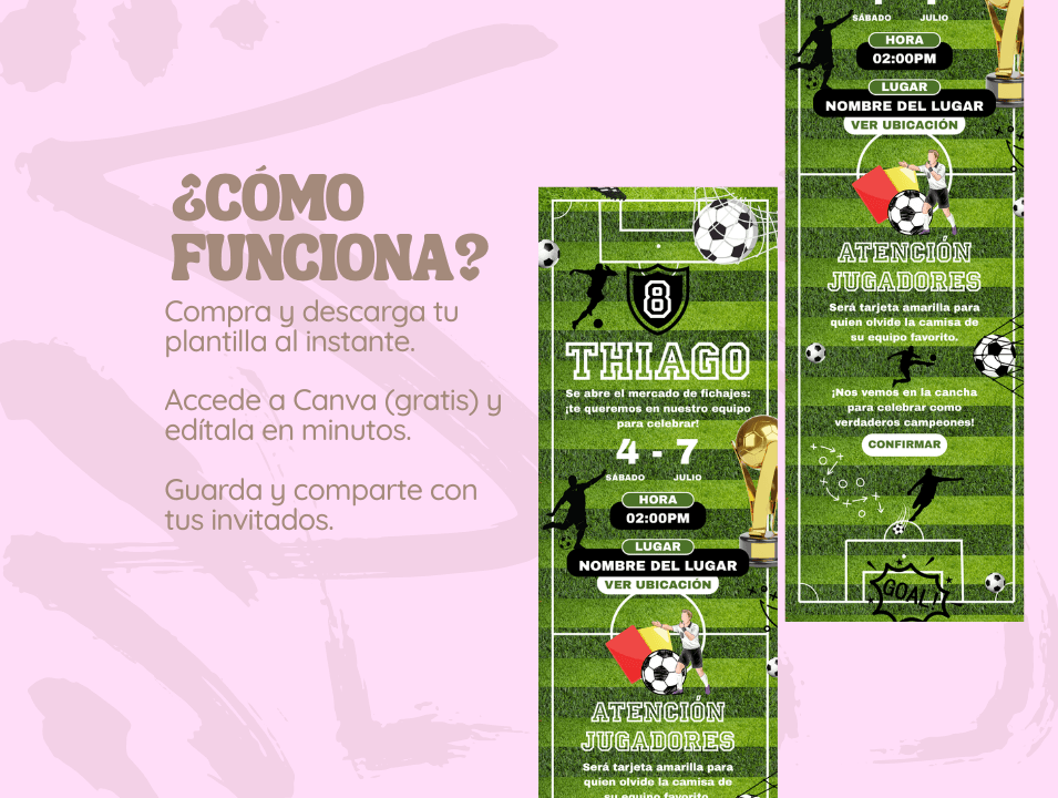 Invitación Digital Futbolera · imagen 2