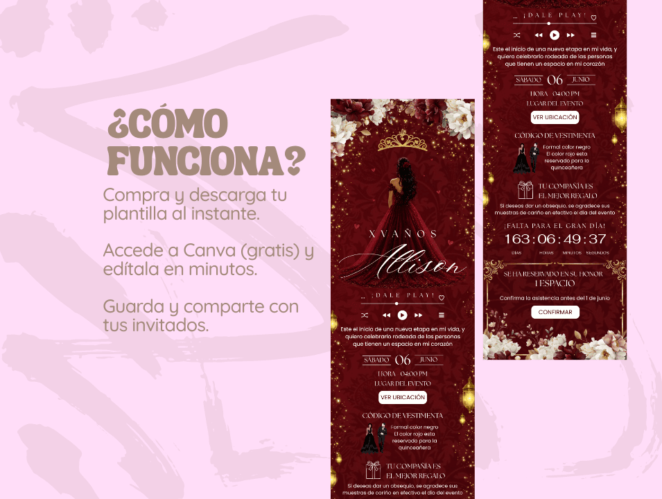 Invitación XV Años Princesa · imagen 2