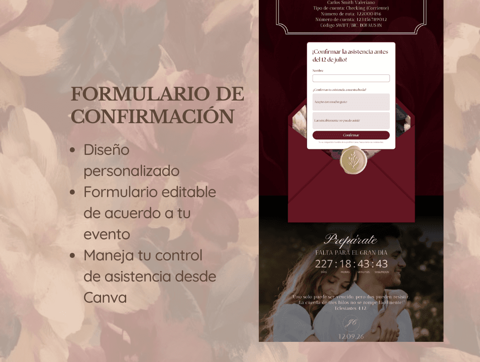 Invitación de Boda Vintage · imagen 4