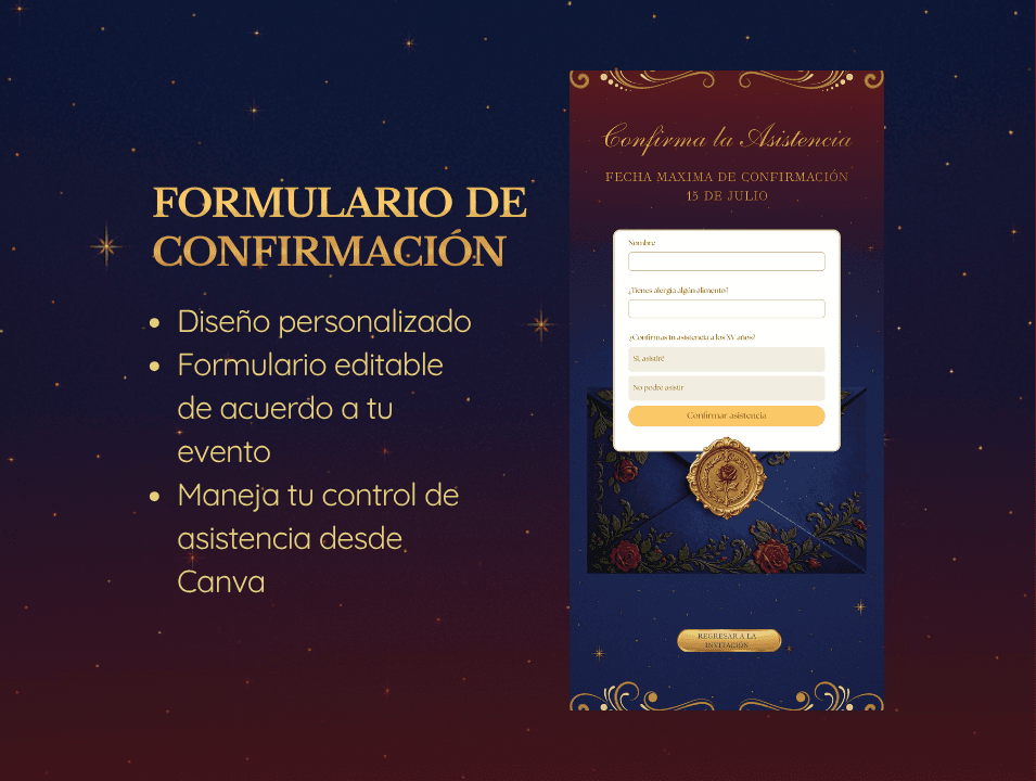 Invitación XV años La Bella y La Bestia · imagen 4